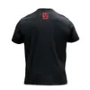 Herren T-Shirts Männer Baumwolle T-Shirt Oansatz Kurzarm Druck Sport Quick Dry Marke Slim Fit Shirt Bodybuilding Fitness Laufbekleidung 230303