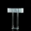 Decoratie Crystal Flower Rack Table Stand Road Lead Wedding Centerpiece Event Party Crystal Display Stand for Party IMake639