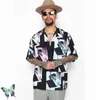 Men's Casual Shirts WACKO MARIA Hawaiian Hipster Short Sleeeve Fashion Shirt T230303