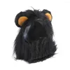 Katzenkostüme Langlebige Löwenmähne-Perücke Design Kostümzubehör Party Haustierbedarf Cosplay Kopfbedeckung für