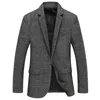 Costumes pour hommes Blazers Arrivée Manteau Automne Haute Qualité Smart Casual Blazer Hommes Laine Vestes Plus-taille M-3XLMen's