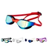 goggles Adulte myopie lunettes de natation course bouchon d'oreille professionnel lunettes de piscine hommes femmes anti-buée optique lunettes étanches 230303