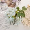 Dekorative Blumen 5 Gabeln Freesie Kunstseide Zweig für DIY Blumenarrangement Material Wohnzimmer Hochzeit Party Dekoration