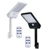 Wandlamp Solar Street Light Motion Sensor 48 LED's voor afrasteringspatio -tuin