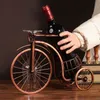 Tabletop Wine Racks Creative Metal Rack Vintage Bottle and Glass Holder Bar Home Decoration Display Stand Drip botellero vino 230302