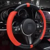 Steering Wheel Covers Car Cover Non-slip Leather Breathable Four Seasons Universal Automobile Interior Parts