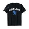 Мужские рубашки мужская женская рубашка больше дизайна Scotland Lion Rampant Scottish Tops Tops хлопковые футболки