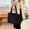 Avondtassen damesmode schouder 2023 canvas grote draagtas Japanse corduroy shoppers handtassen student designer boekzak bolsas