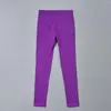 Active Pants Candy Color Sports Leggings Kvinnor Mage Energy Gym Sömlös Yoga Hög midja Fitness Push Up Hip Running Pant Sportswear