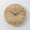 Настенные часы Nordic Simple The Wyen 3D Wall Clock Современный дизайн для гостиной настенный декор кухня деревянные деревянные часы Watch Home Decor 230303