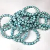 Strand Fashion Larimar Armband Högkvalitativa naturstenpärlor 8-17,5 mm för kvinnor Män vän födelsedagspresent