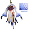 Anime Costumes Genshin Impact Ganyu Cosplay Game Animation Corner strój anime w mundury peruka nowa postać odgrywanie role 2022 zestawy unisex Z0301