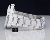 013B 2024POCS VVS Moissanite diamant glacé montre ronde cadran arabe luxe buste vers le bas Hip Hop montre en acier inoxydable Moissanite montre