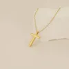 Hangende kettingen kruis gevormde dames ketting goud zilveren kleur sleutelbeen ketens voor vrouwen mode ornament sieraden groothandel