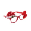 Decoração de festa Novelty Christmas Dreck Dress Funny Glasses Boldy com pequenos óculos de sol de mãos vestidos de fantasia