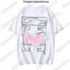 Off T-shirts pour hommes Offs Summer Fashion White and Girls Dancing Oil Painting Short Sleeve Unisex T-shirt Printed Letter the Back Print KSUD