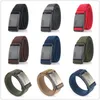 Belts 2021 Fashion Nylon Belt Metal Magnetic Buckle Adjustable Belts For Men Military Combat Elastic Belts High Quality Wearresistant Z0228