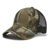 Outdoor Camouflage Trucker Cap Sun Tie Dye Summer Hunting Hat Peaked Camo Baseball Mesh Sports Hats df065