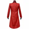 Anime Costumes ALASTOR Hazbin Hotel Cosplay Come Uniform Adult Men Women Party Halloween Carnival Christmas Comes Red Suit Clothes Set Z0301