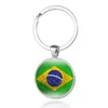 Keychains & Lanyards Designer 2022 Cup decorations football fans key chain Argentina Brazil Spain 16WI