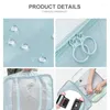 Duffel Bags 7Pcs Set Blanket Quilt Clothes Closet Box Home Foldable Moisture-proof Storage Case Washable Zipper Household Cabinet