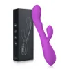 Vibromasseur stimulant pour femme, masseur chauffant à 10 vitesses, rechargeable, vagin, point G, stimulateur clitoridien, flirt féminin, masturbation, jouet sexuel pour adulte ZD129