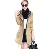 Women's Jackets 2023 Autumn Winter Windbreaker Outerwear Women Long Section Coat Korean Large Size High-end Casual Y479