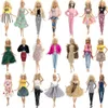 Groothandel poppenkleding Princess Fashion Outfits Dragen casual overhirt shirt rokkleding voor Barbie -accessoires