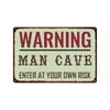 My Rules Caution Metal Tin Sign Vintage Warning Plate Funny Painting Man Cave Metal Sign For Bar Club Game Room Wall Decor personalized Tin Signs Size 30X20CM w01