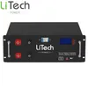 حزمة بطارية Litech Rack-Mualted-Mualked 48v 100ah 200ah 5kw 10kw مع MPPT لإمدادات الطاقة في الهواء الطلق