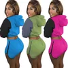 Kadın Hoodies Trailtsits İki Parçalı Set Kıyafetler Tasarımcı Uzun Kollu Baskılı Sıradan Seksi Top Şort Setleri İlkbahar Yaz Giysileri