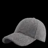 Ball Caps Wool Baseball Cap Women's Autumn and Winter Hat Thickened Keep Warm Female Fashion Trucker Cap Ladies Sport Hat Solid Color 230303