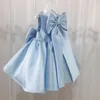Abiti da ragazza Baby Spanish Lolita Princess Ball Gown Bow senza maniche Design Compleanno Battesimo Party Girls Abiti per Pasqua Eid A2386