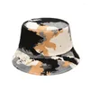 Berets Women's Hat 2023 Camouflage Sunscreen Sun Outdoor Street Hip-hop Basin Foldable Men's Bob Gorras Hombre