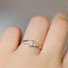 Wedding Rings Loredana Luxury Jewelry Brand White Zircon Copper Ring With A Unique Single-row Style Is Suitable For Women Engagement