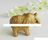 100pcs oro dorato fortunato elefante segnaposto titolari di carta nome numero tavolo posto bomboniera regalo bomboniere uniche