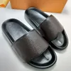 Sandals Designer Slippers Slides Floral Brocade Genuine Leather Flip Flops Women Shoes Sandal with box dustbag