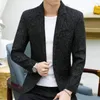メンズスーツ春秋の男性ブレザーソリッドカラーターンダウンカラー1ボタンスリムフィット韓国スタイルのスーツジャケット女性ブレザージャケット