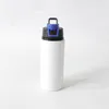 Sublimatie 20oz Straight Kids Bottle Tumbler Aluminium Sippy Cup Lekbestendig sportwaterfles voor kampeerreiskantoor en buiten