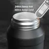 Vattenflaskor 2L -termos med avtagbart halmskyddbart rostfritt stålhandtag för Gym 230302
