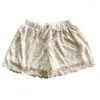 Shorts pour femmes femmes été Sexy mode paillettes scintillantes concepteur discothèque pantalon à jambes larges célébrité noir abricot blanc ruban or