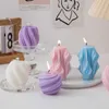 Kaars 3D Swirl Geurende Esthetische Unieke Spiraal Curve Aromatische Huis Decoratieve Kaarsen Rookloos In Gekleurde Kamer Decor