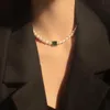 Подвесные ожерелья Ines Vintage Baroque Geometry Gearl Choker Clabicle Cravicle Beadered Sunglace Sidery Gift для женщин Lady Hangzhi 2023