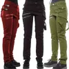 Men s Pant Gothic Zipper Pockets Rivet Steampunk Trousers Rock Style EIG88 230302