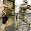 منصات الكوع الركبة منصات الركبة العسكرية التكتيكية الجيش Airsoft Battle Pads Conpow Cneepads Outdoor Sport Hunting Training Pad Pad Pad J230303