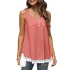 Women's Blouses Trendy Pullover Blouse Soft Wear Vest Top Sleeveless Women Casual Loose All Match