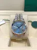 2023 QC Vérifier la montre-bracelet de luxe Platinum Ice Blue Watch 40mm Men039s Automatique Bracelet mécanique automatique Men039S W2294124