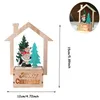 Party Decoration Lighted Wooden Christmas Tree Ornaments Xmas Table Decorations For Home Dinner Craft Indoor Decor Navidad