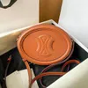 Lüks TRIOMPHES yuvarlak mini çanta Tasarımcı celins Oval Cüzdan Pürüzsüz Dana derisi en kaliteli Crossbody deri kadın erkek çanta poşet çanta debriyaj omuz çantaları