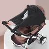 Wandelpartijen Accessoires Universele Baby Access Zonschaduw Visor Vervoerluifel Luifel Cover voor baby's Auto -stoel Pram Buggy PeShair